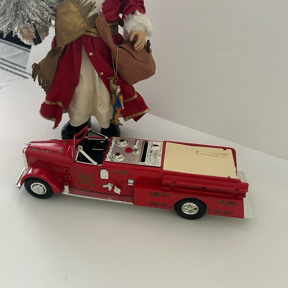 Vintage Ertl Coca-Cola 1955 ward Lafrance Pumper Fire Truck Die Cast # 3447 - Picture 5 of 12